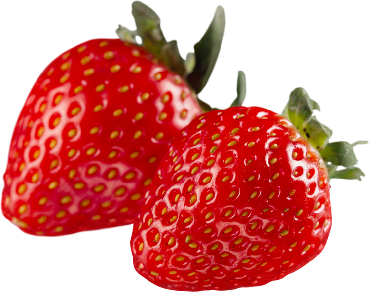 Fresh and Ripe Strawberries 